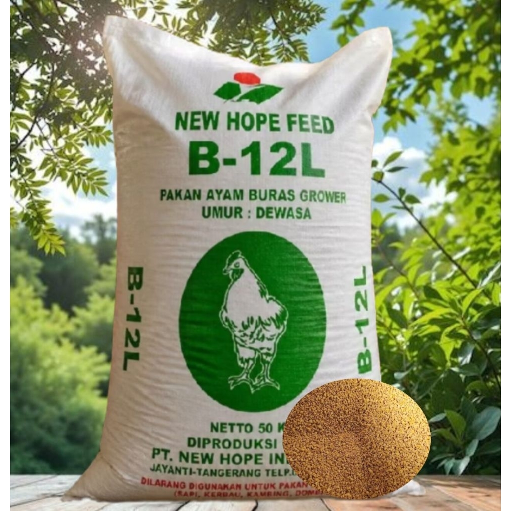 Pakan ayam berkualitas B12-L New hope