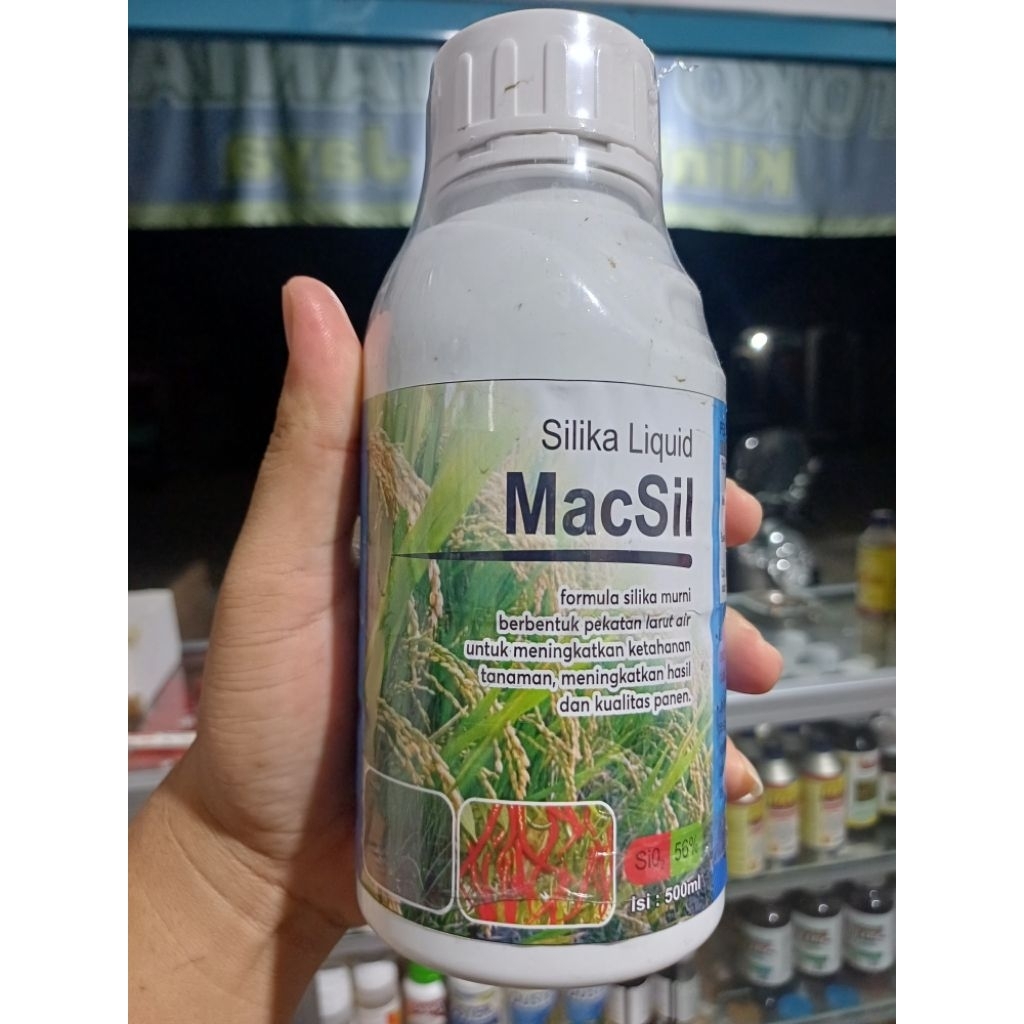 MacSil Silika Liquid 500ml - Pupuk Silika Cair Murni Perkuat Batang & Tingkatkan Hasil Panen