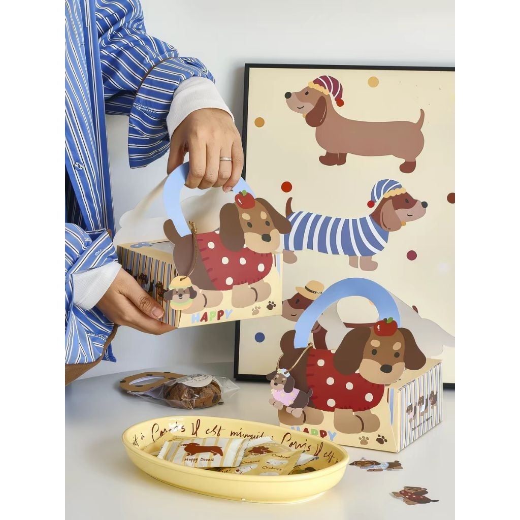 Gable Box Bunny / Box Jinjing Lucu - Gift Box Unik Karakter Kartun untuk Hampers / Kado Ulang Tahun 