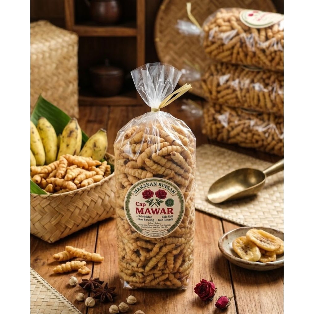 Pisang molen mini kering