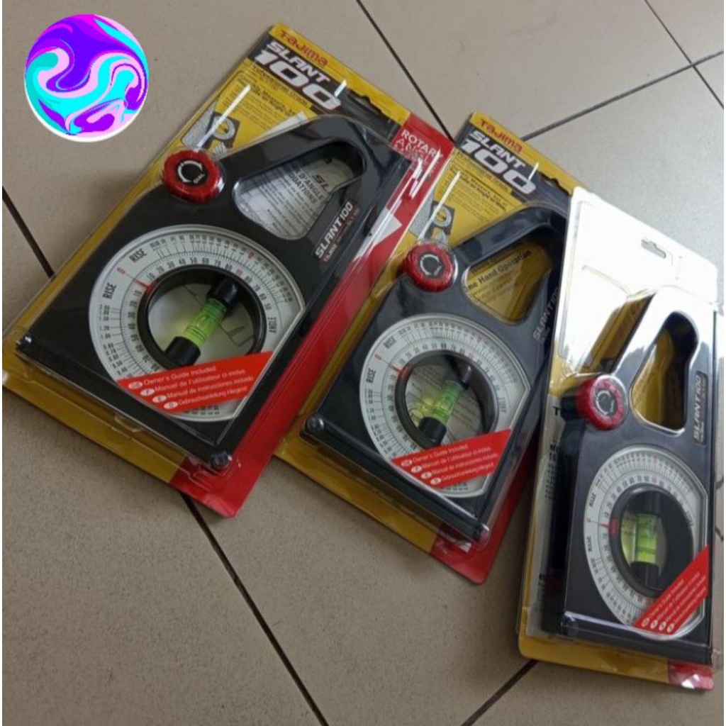 Waterpas alat pengukur sudut putar 100 Tajima Slant-100