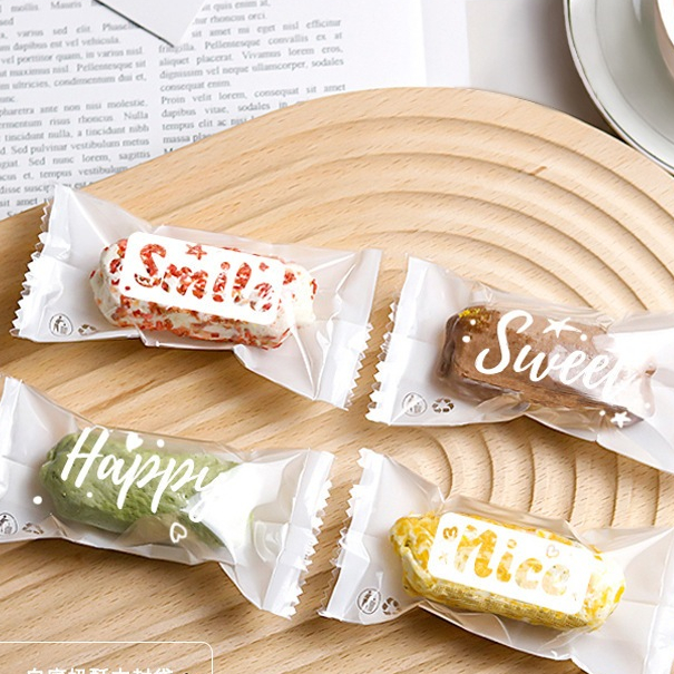 100pc Plastik Packing Permen Nougat Cookies Nastar 5x11cm - Plastik Kemasan CANDY BAG