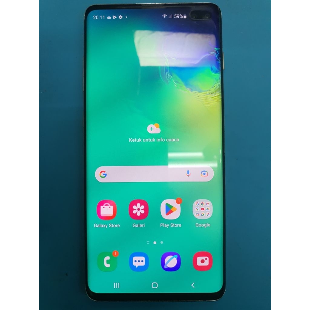 Bukan Handphone Part LCD Samsung S10 Plus Original Copotan