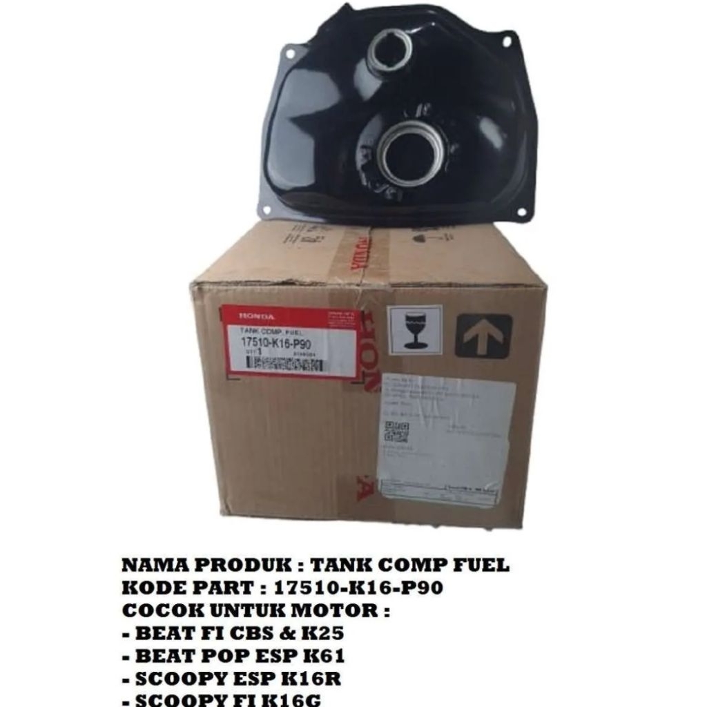 17510-k16-P90 HGP AHM 100% ORIGINAL TANGKI SCOOPY FI BEAT FI STATER BERISIK OLD 17510k16P90