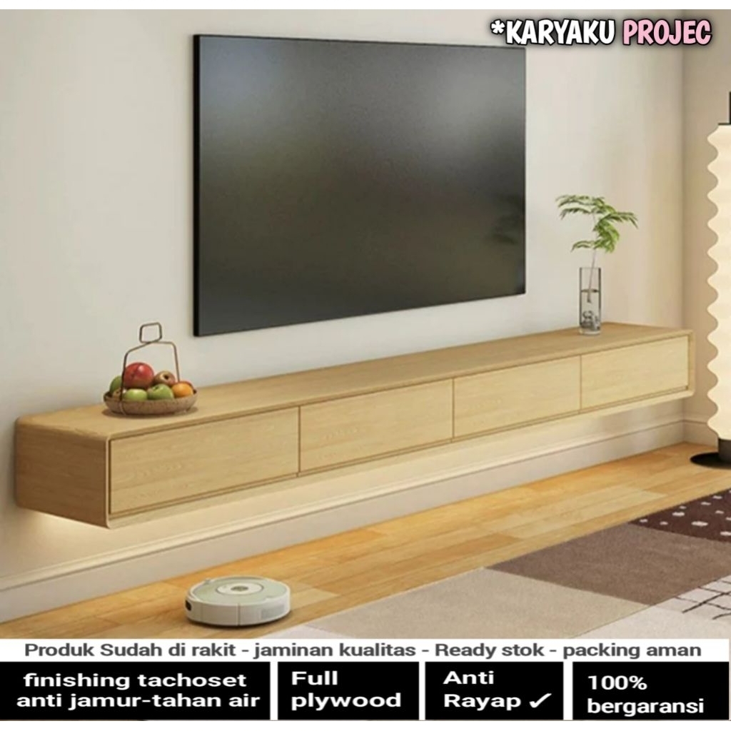 meja tv estetik konsol tv minimalis