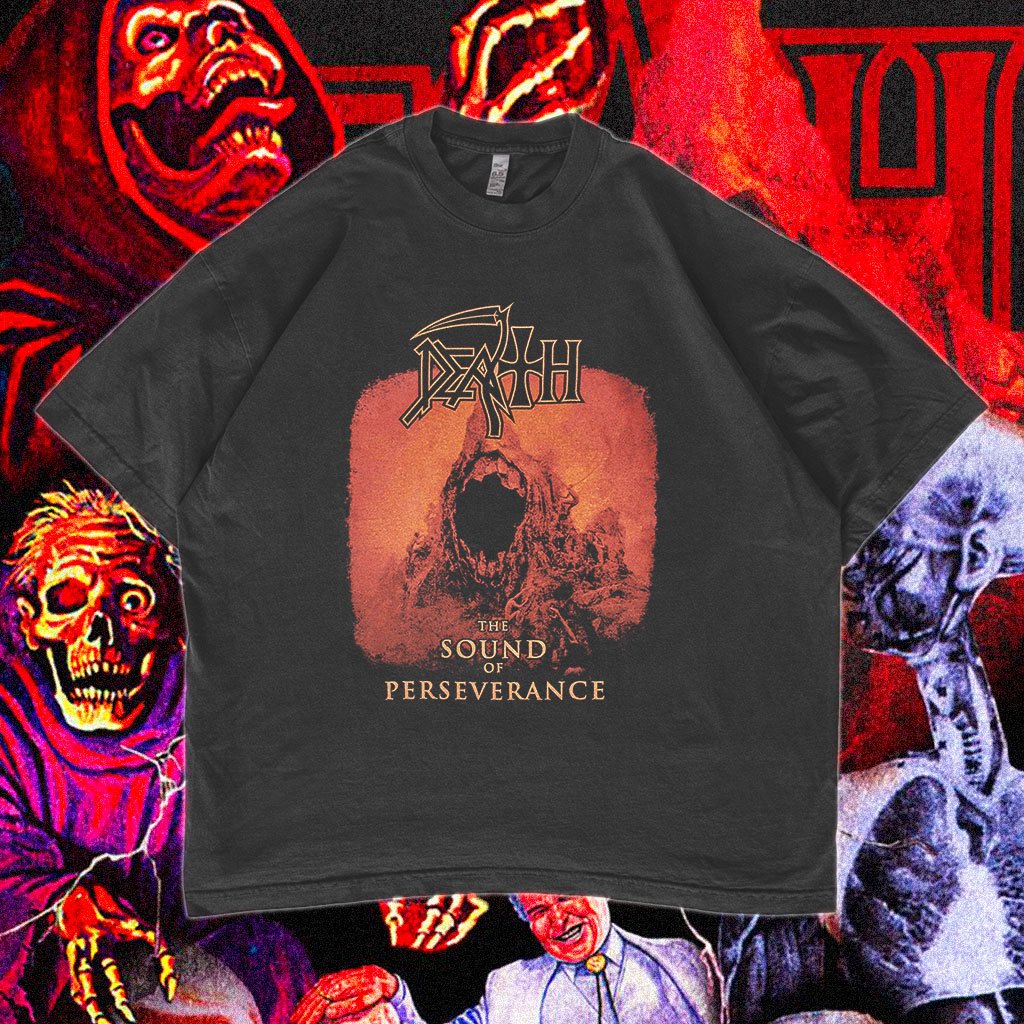 Baju Band Death The Sound of Perseverance Oversized T-shirt