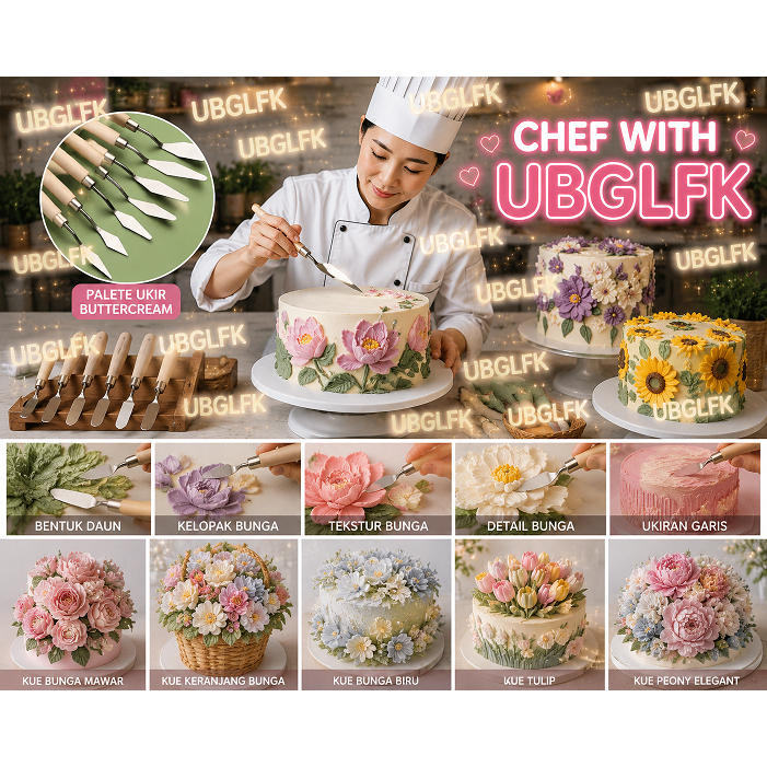 IMPORT SET SS PALETE PISAU Pisau Palet Lukis Cat Akrilik Painting Scraper Knife SPATULA DEKORASI KUE