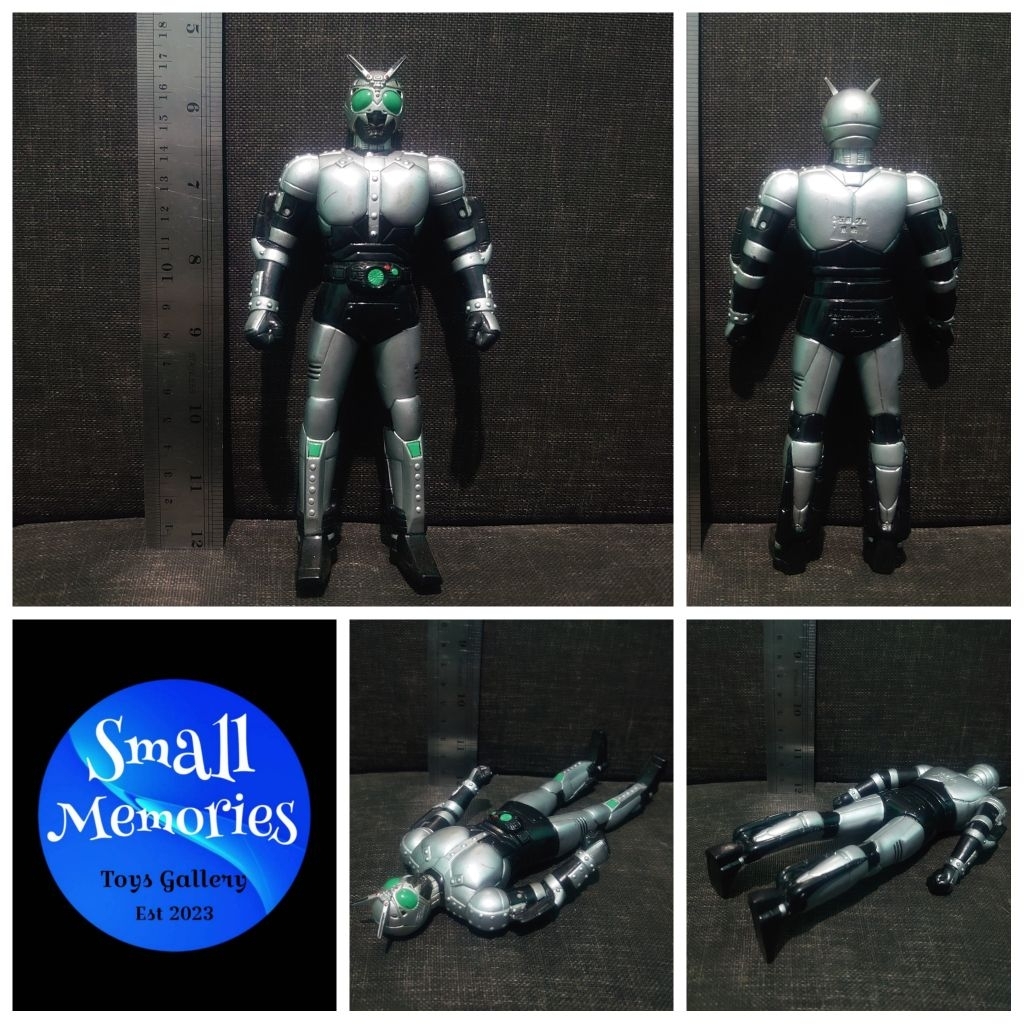 RHS Shadowmoon 17cm Kamen Rider Black Series Bandai 1988 Shadow Moon Ksatria Baja Hitam