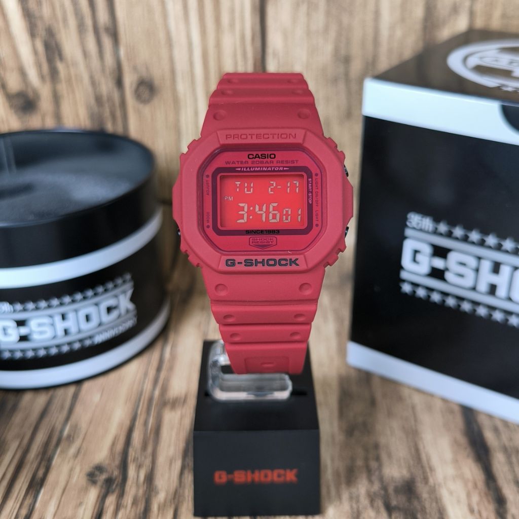Jam tangan Original Gshock G-Shock DW-5635C DW5635C Redout 35th Anniversary