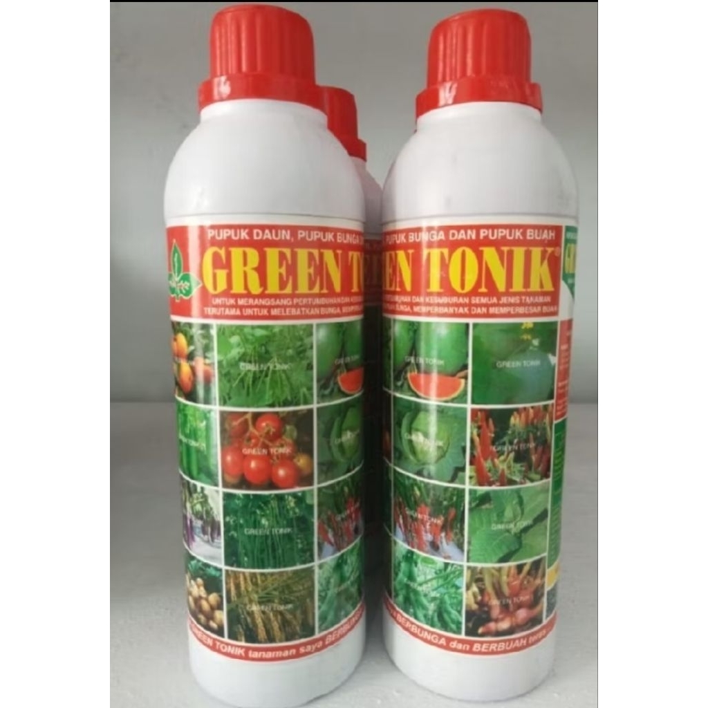 Pupuk Cair GREEN TONIC - Pupuk Daun, Bunga, dan Buah