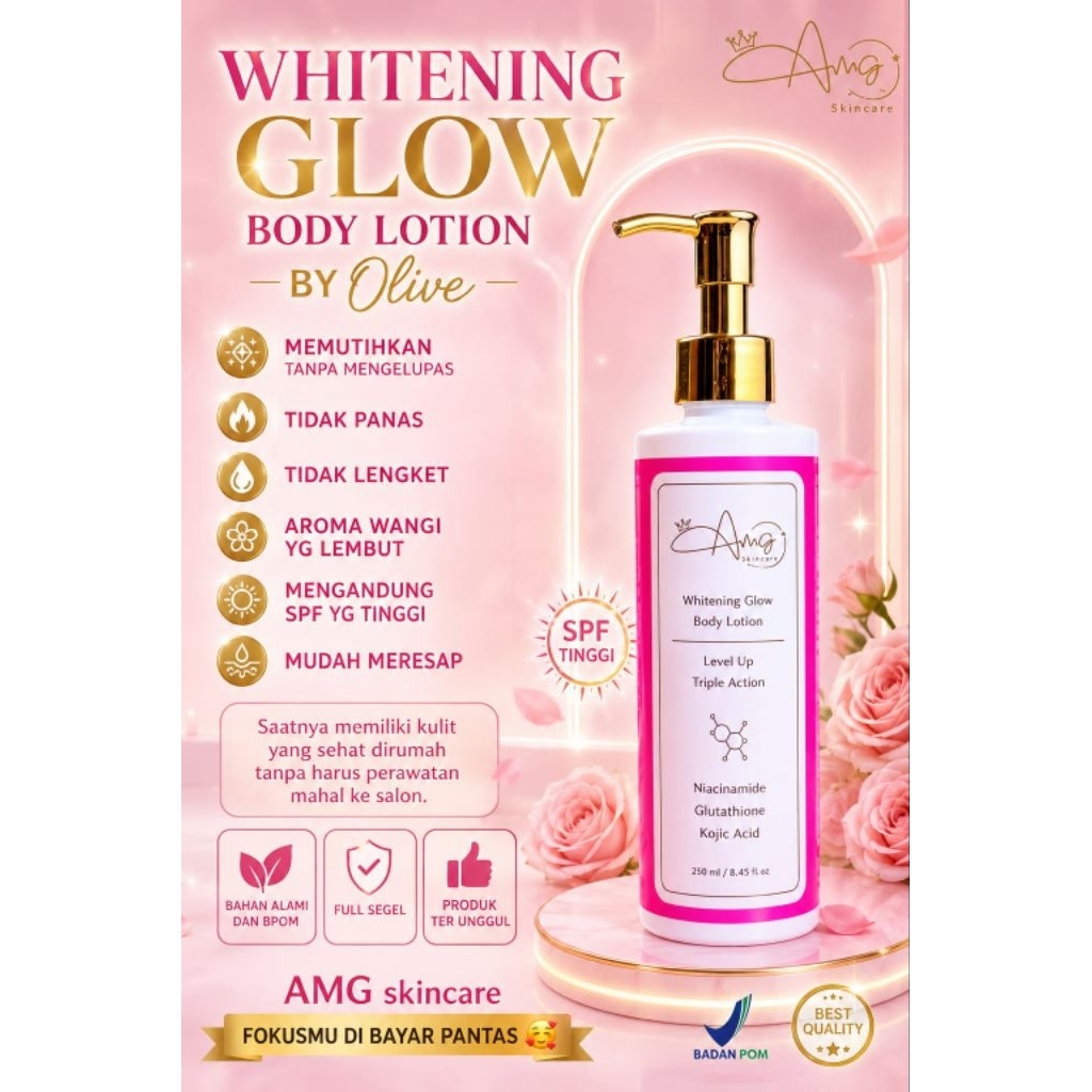 body lotion whitening glow by AMG