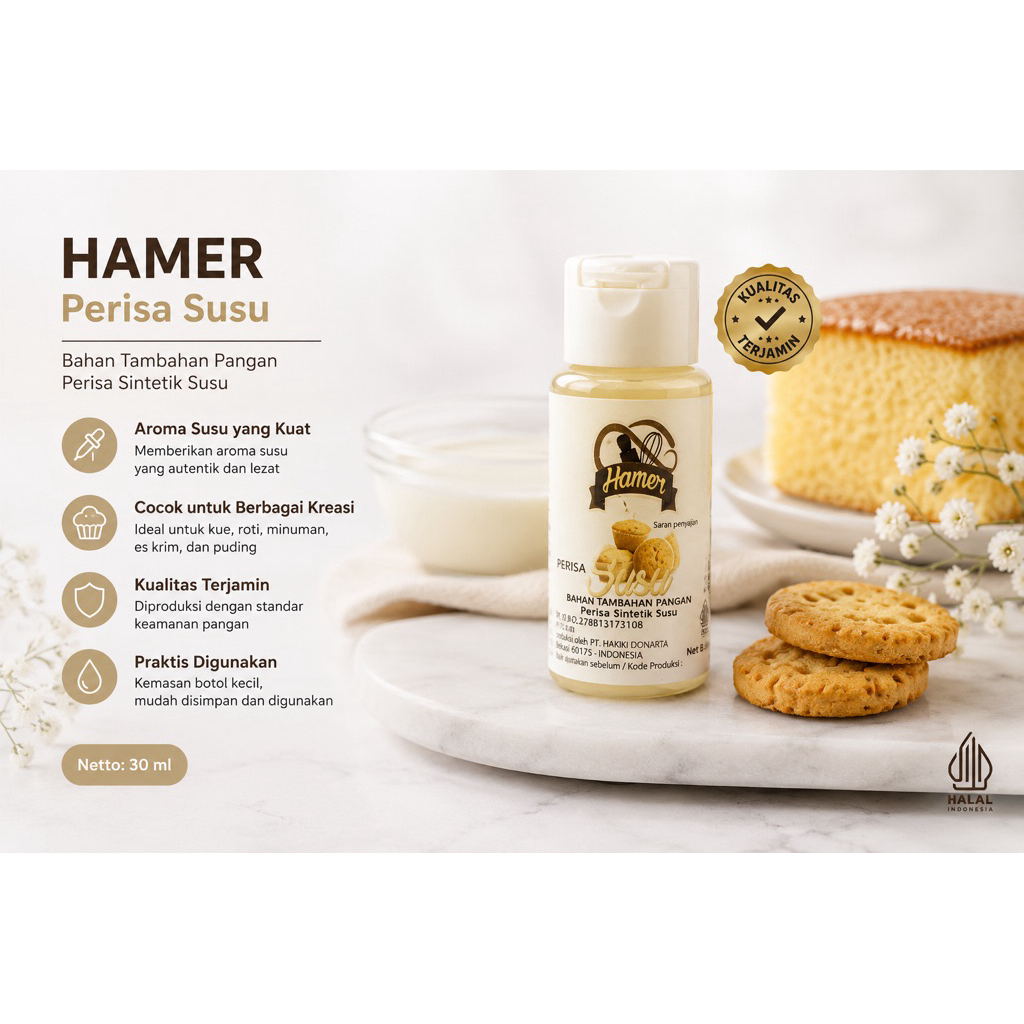 Hamer Pasta Perisa Susu 30 Gram