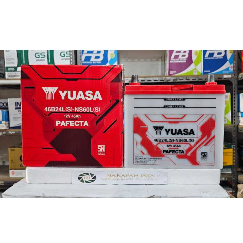 AKI MOBIL YUASA PAFECTA NS60LS / 46B24 L(S) (45 AH)