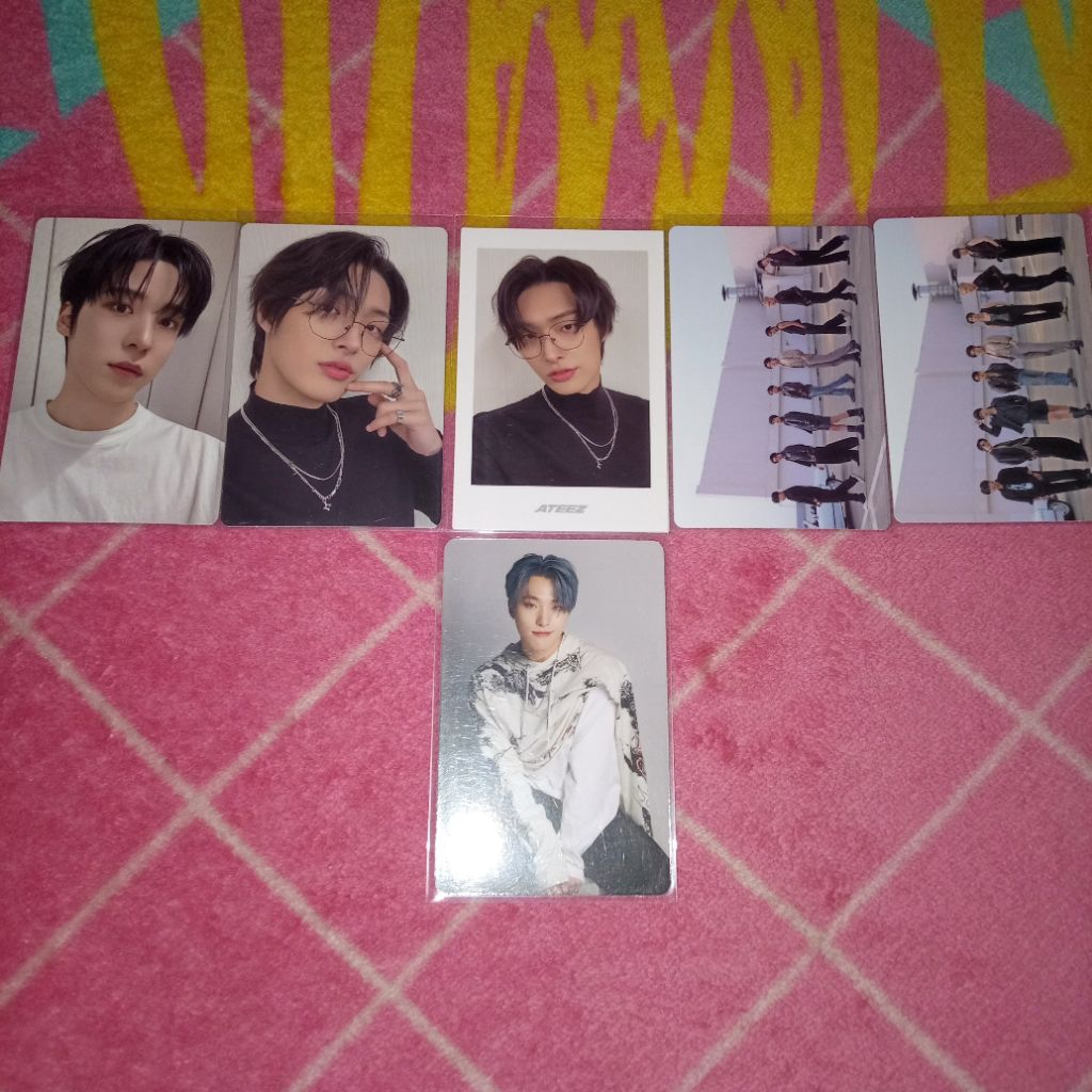 (FREE PHOTOCARD OFFICIAL) PHOTOCARD OFFICIAL ATEEZ 
