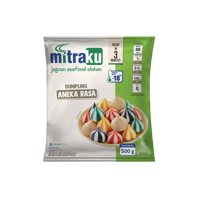 Mitraku Dumpling Aneka Rasa 500 gr