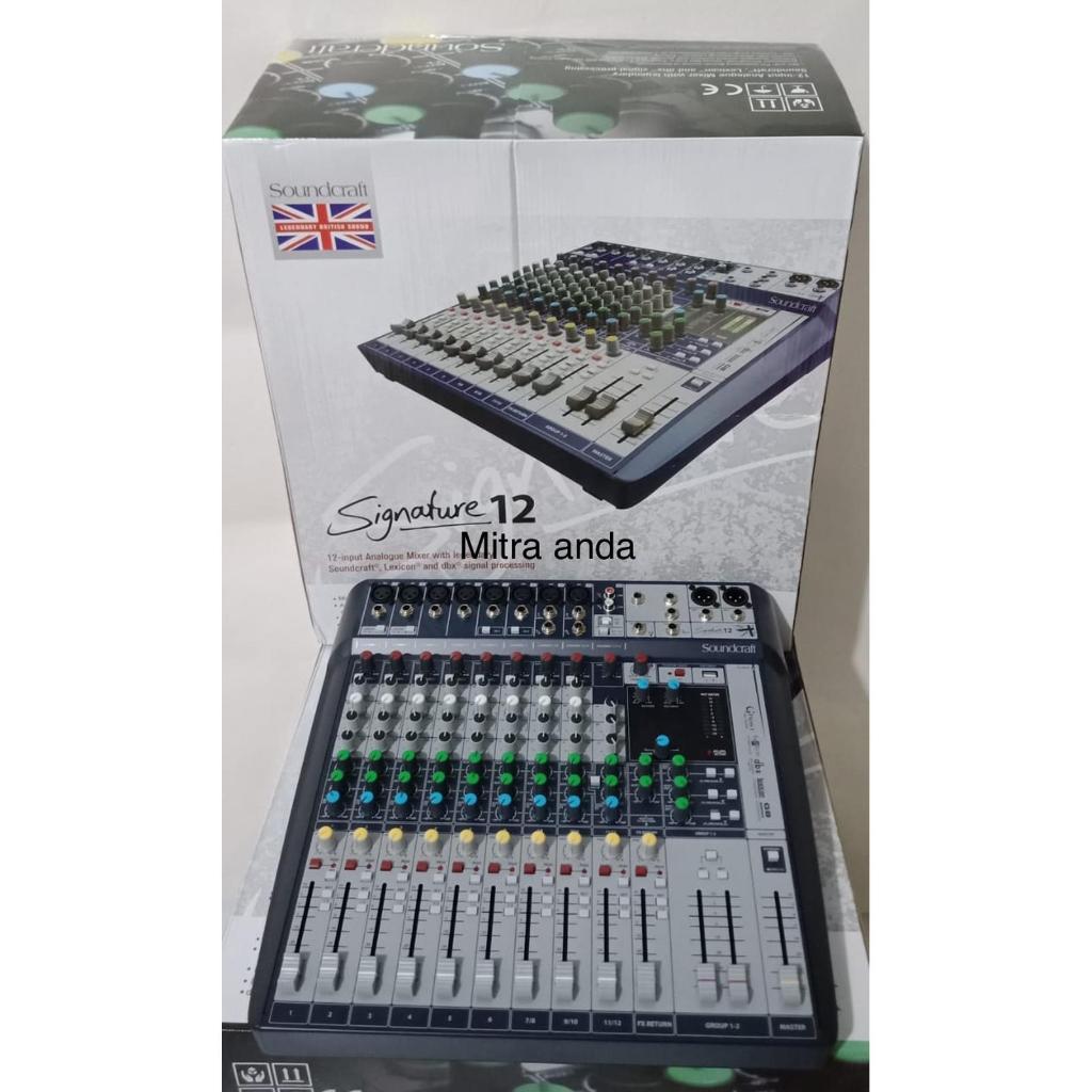 Mixer Audio Soundcraft Signature 12 / Signature12
