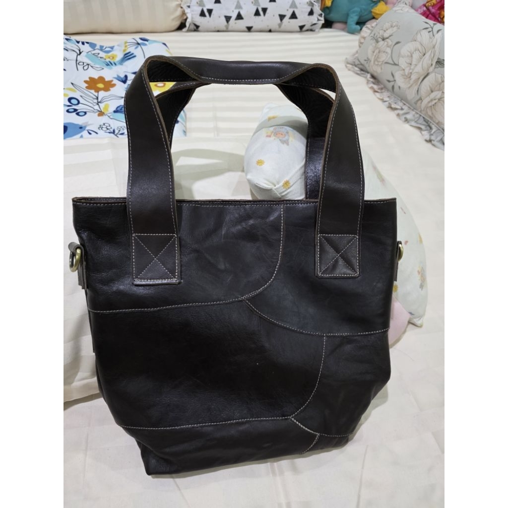 preloved Tas kulit asli kulit vintage