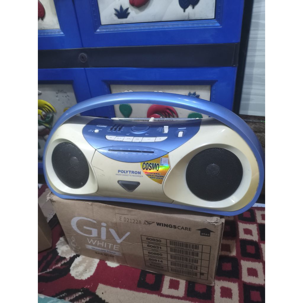minicompo polytron psc200b tape on radio on ( minus cek deskripsi)