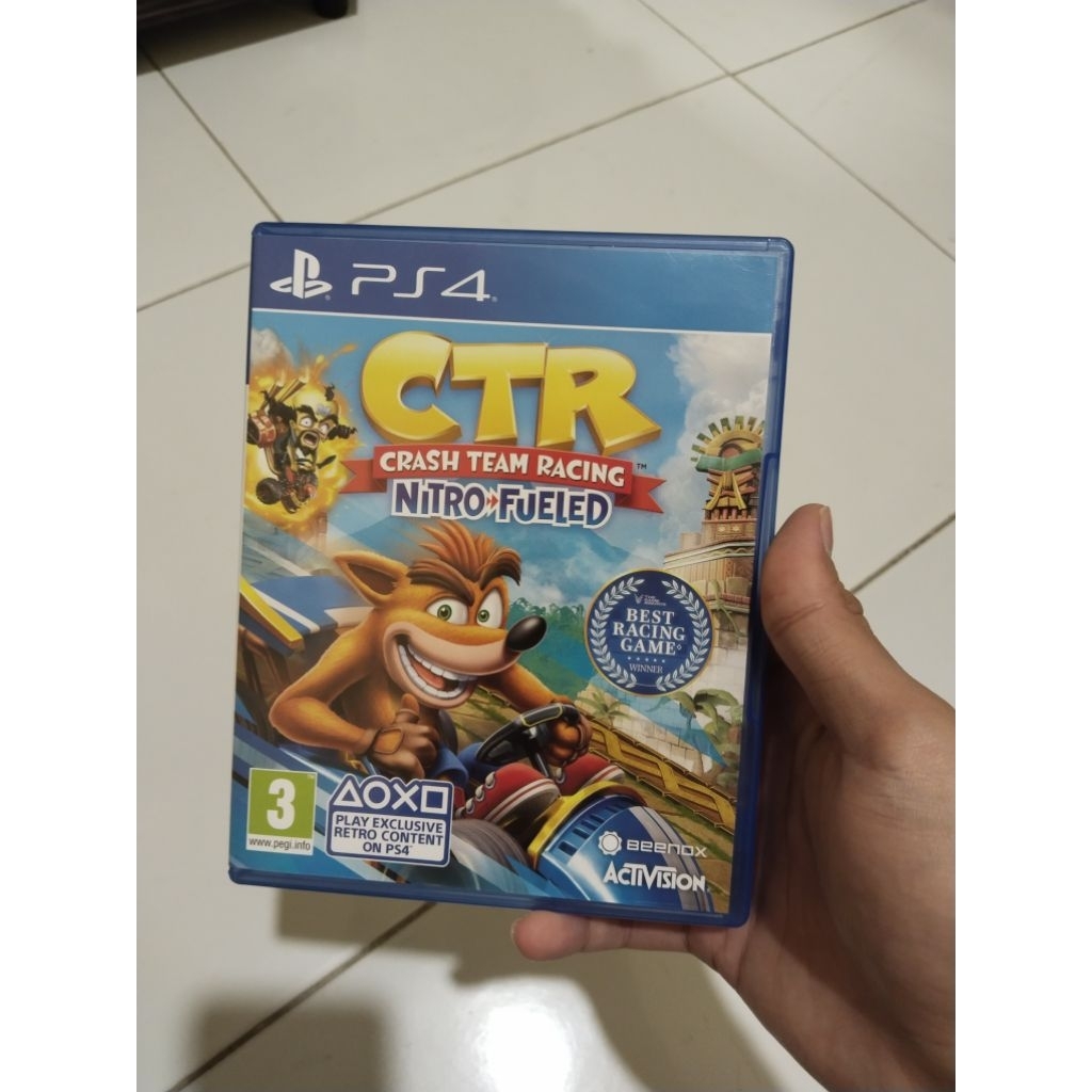 bd kaset ps4 CTR crash team racing nitro fueled ps4 PlayStation 4 PlayStation4