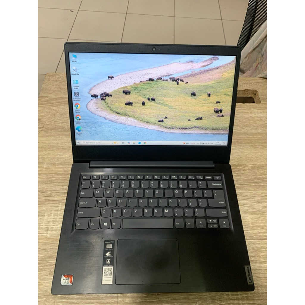 LENOVO Ideapad S145 AMD A9 - 9425 RADEON R5 cores 2C+3G  RAM 8GB HDD 500GB Unit+Charget