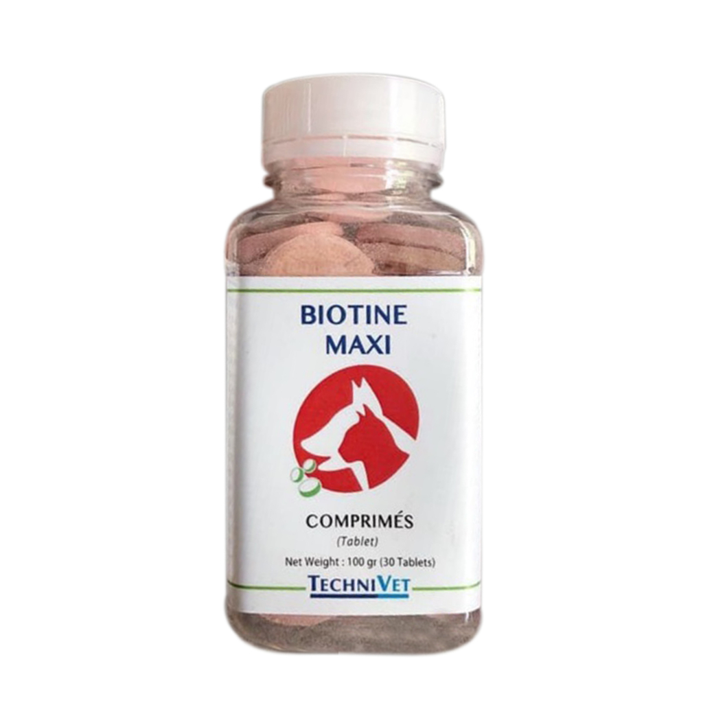 Vitamin bulu Biotine Maxi anjing kucing 30 tablet