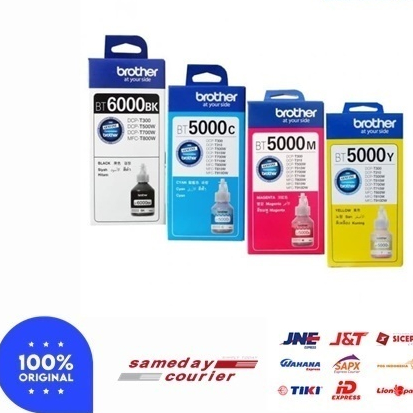 SET Tinta Brother 5000,BTD60, Printer MFC-T810W T910DW T4500DW 4 WARNA