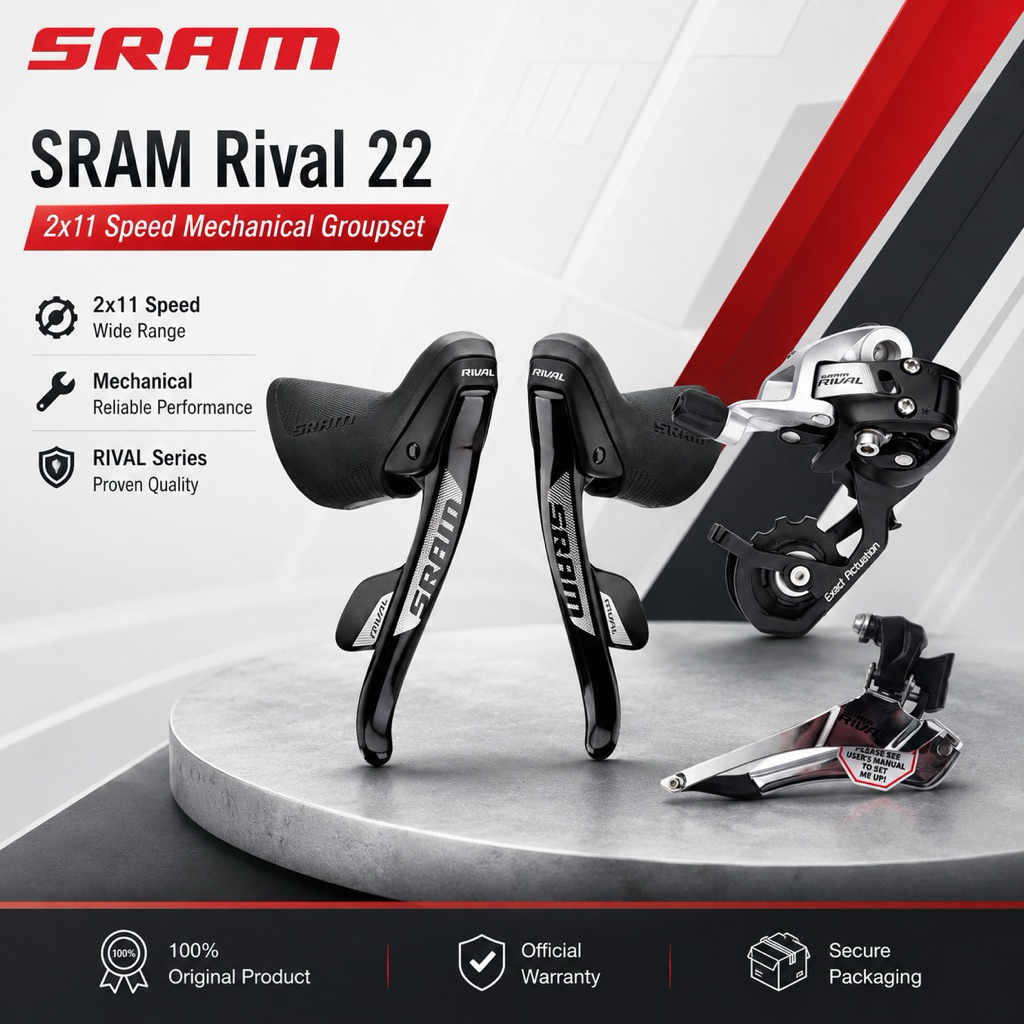 Mini groupset SRAM Rival 2x11speed gravel roadbike original