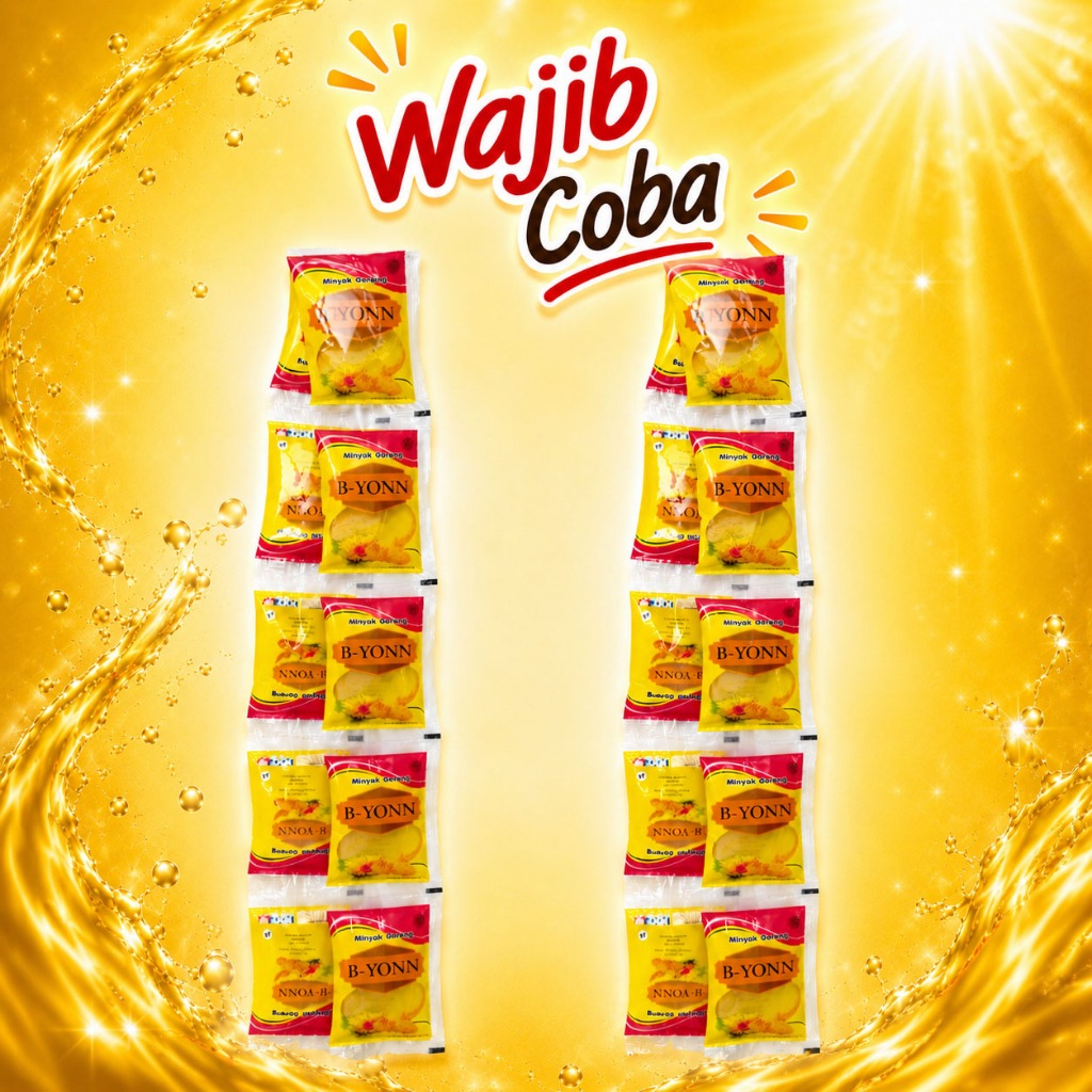 Minyak Goreng Renceng BYonn 2 Renceng isi 20 Sachet @40ml Minyak Goreng Premium Murah Ongkir Rp. 0