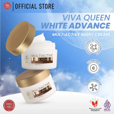 Viva Queen VIT C ACTIVE White Advance Night Cream with Niacinamide (BRIGHTENING, WHITENING & GLOWING