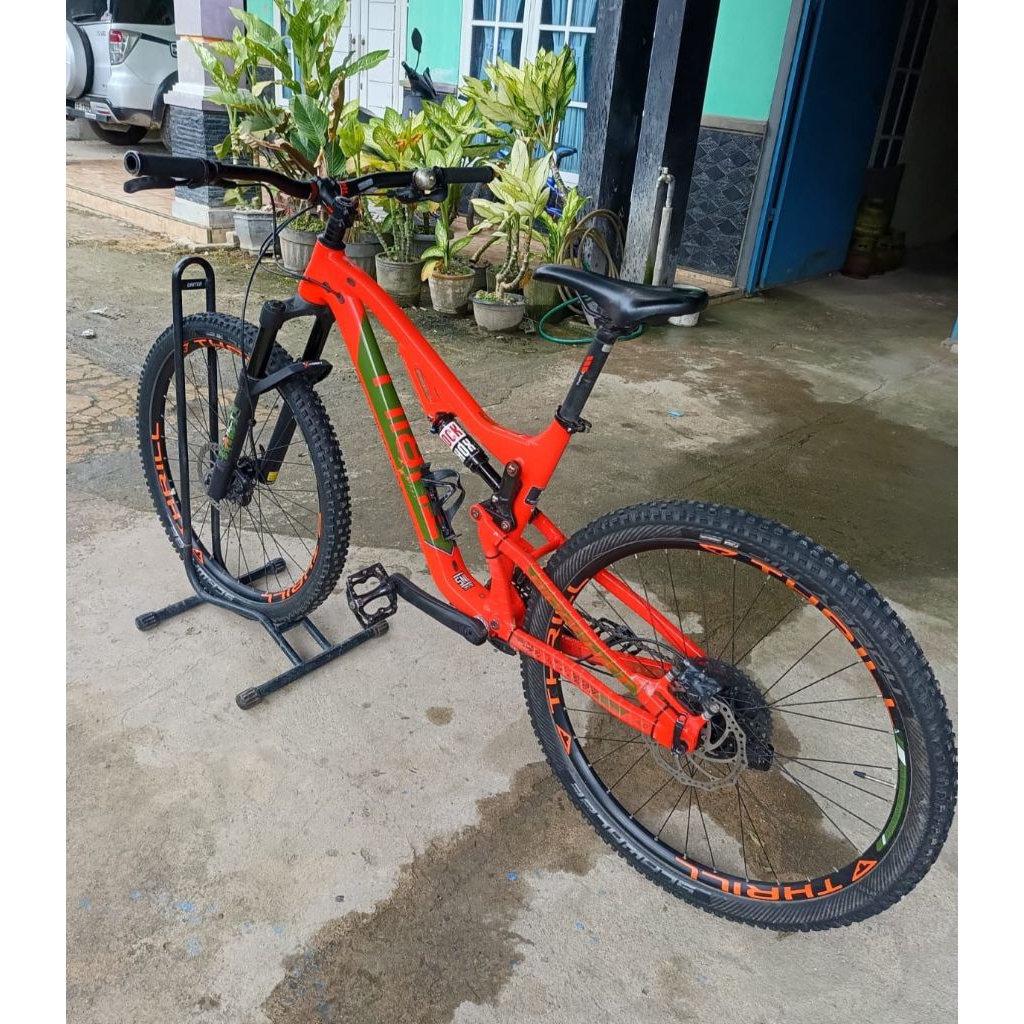 Thrill ricochet T120 AL 4.0, kondisi fork bocor sil minta servive