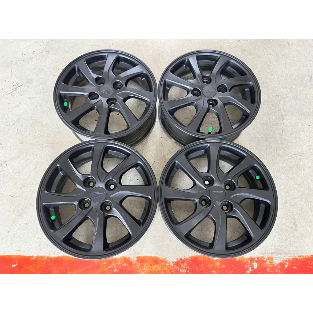 Velg Bekas Oem Daihatsu Sigra Ring 14 Pcd4x100 Black