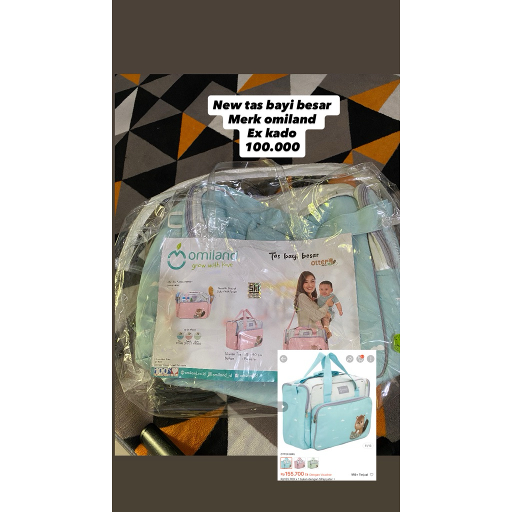 tas bayi besar omiland