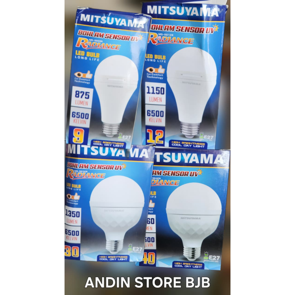 Bohlam LED Sensor Cahaya Lampu Radiance