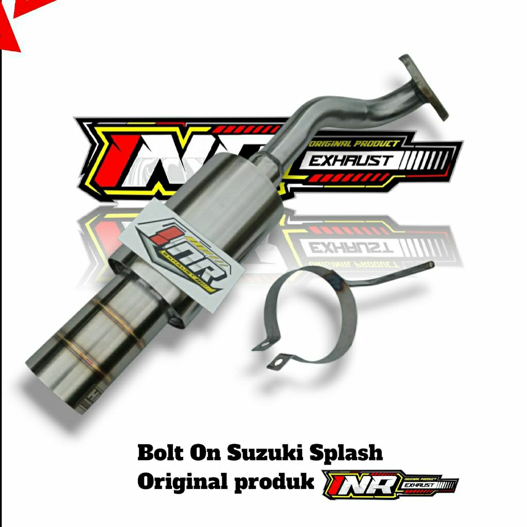 knalpot BOLT ON SUZUKI SPLASH tinggal baut