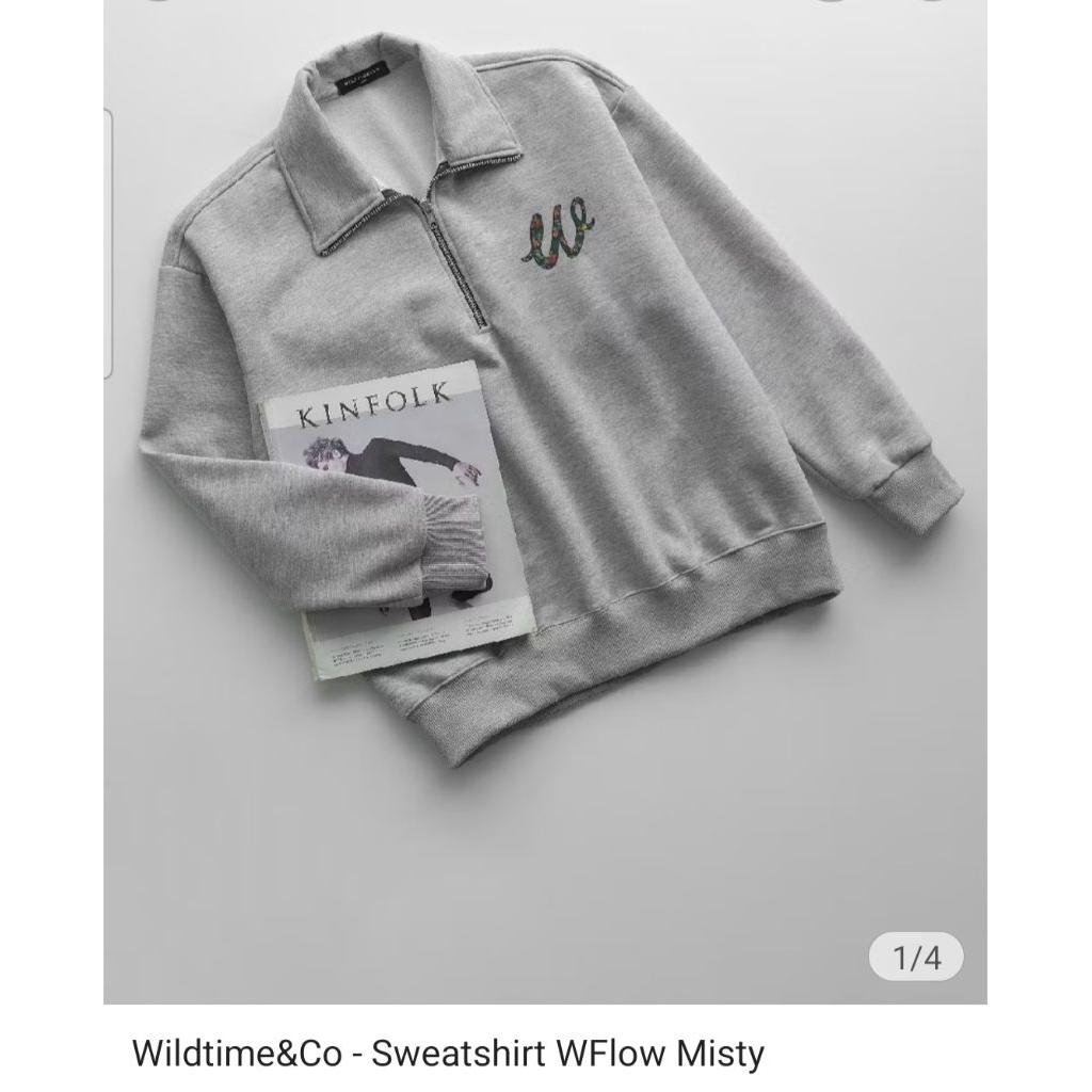 Wildtime&Co halfzipper WFlow Misty