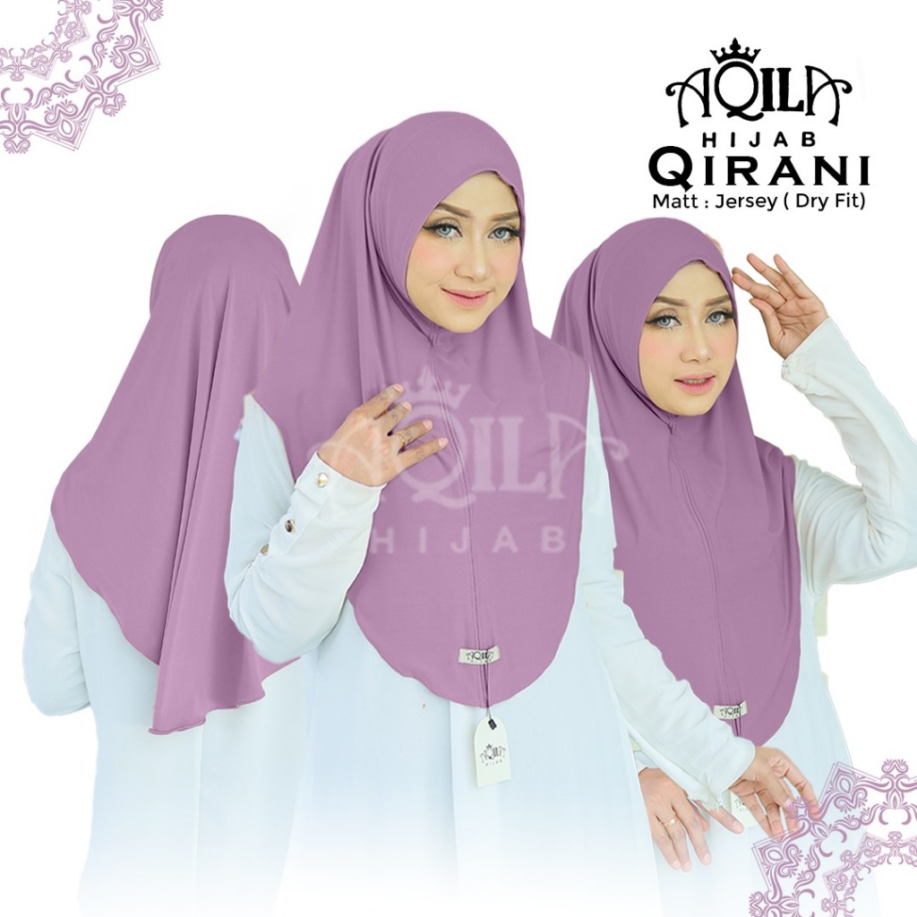 Qirani Hijab Malay Instan Jersey / Hijab Instan Malay Jersey