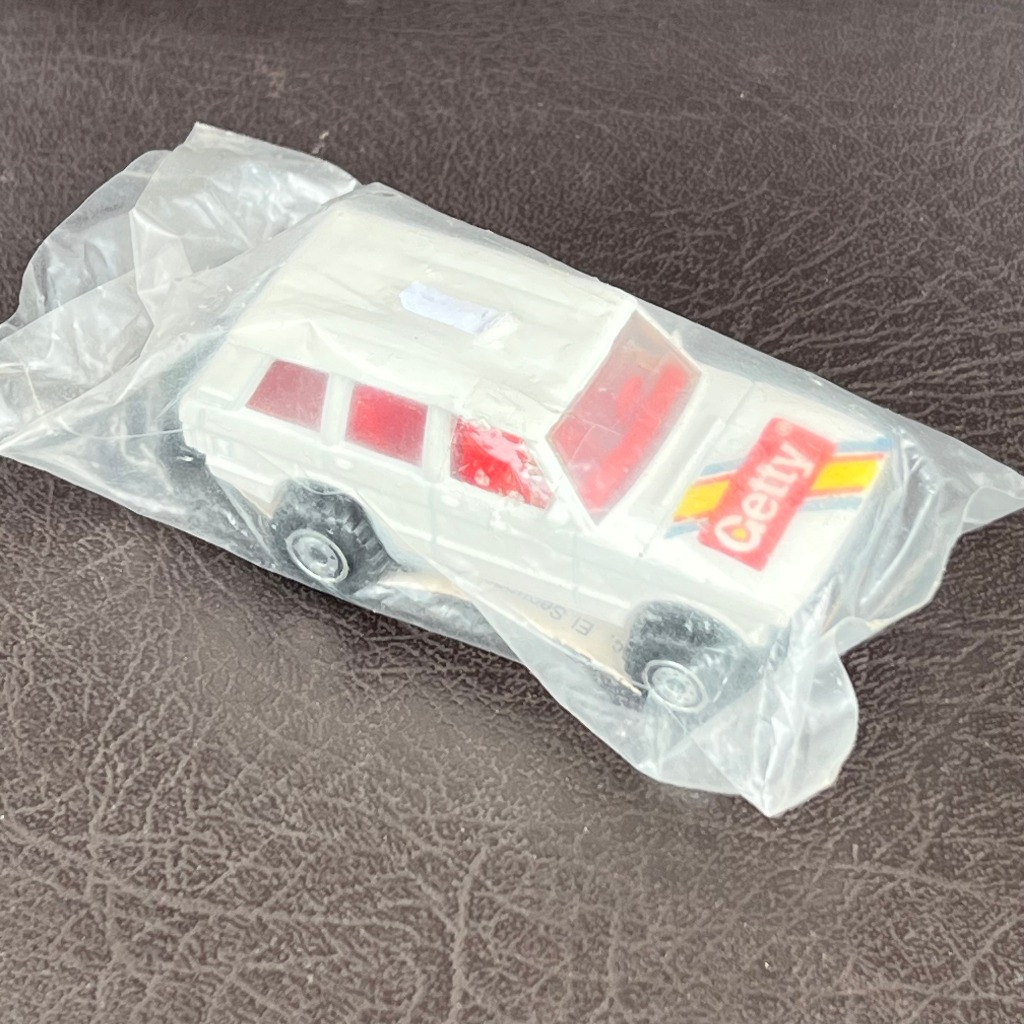 Hot Wheels Range Rover 1991 Getty Promotional Segel Sealed Putih White
