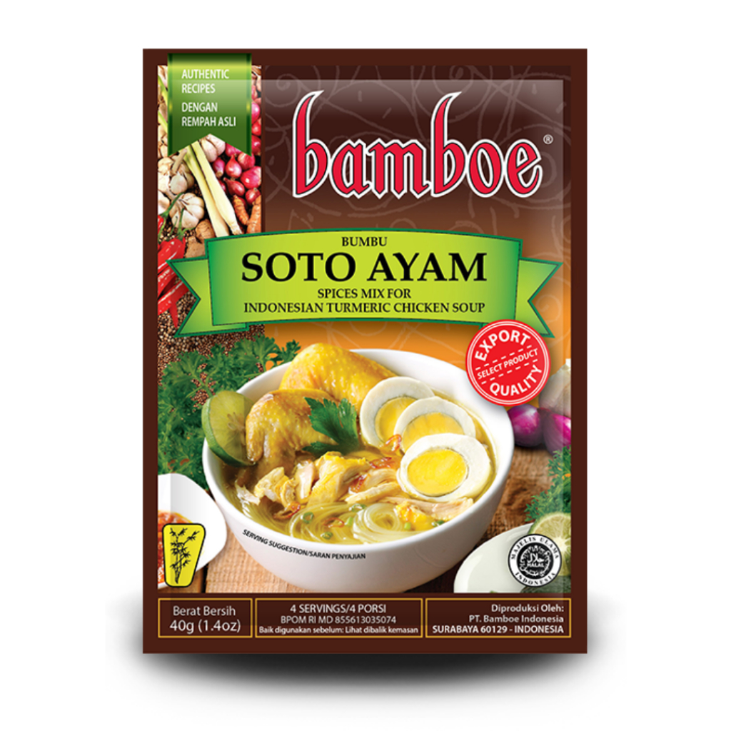 Bamboe Bumbu Soto Ayam / Bumbu Masak Instan Soto Ayam 40 gr