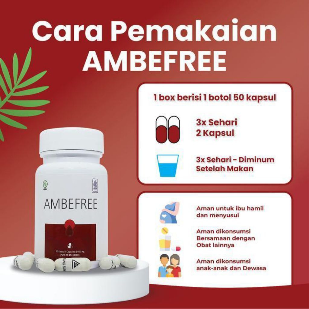 AMBEFREE Asli Obat Herbal Original Masalah Untuk Mengatasi Wasir Ambeien