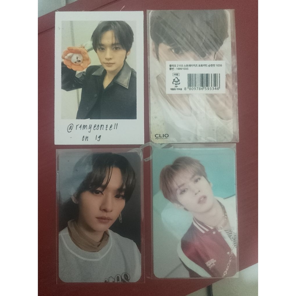 [BACA DESKRIPSI] Stray Kids SKZ Photocard Pc Poca Lee Know Lino Leeknow Lee Minho Clio Mild MMT In L