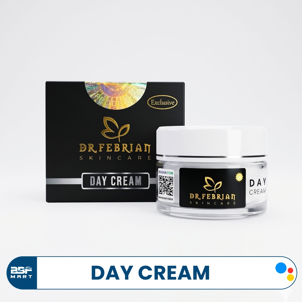 Day Cream Dr Febrian Skincare 15g Krim Siang Pagi Pencerah Wajah Glowing Pelembap Bakuchiol Collagen