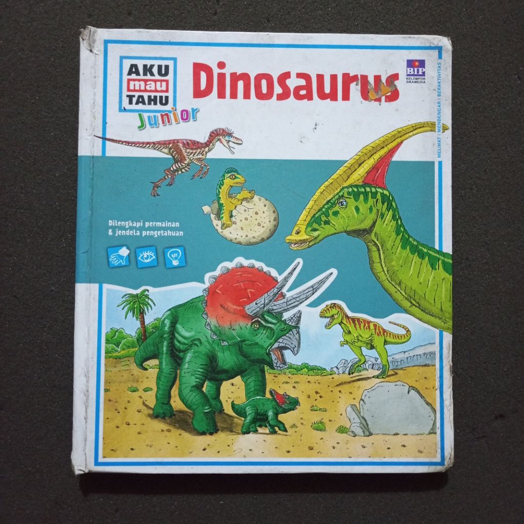 Buku Anak Aku Mau Tahu Dinosaurus Junior / BIP Gramedia / Koleksi Edukasi [Pustaka Literasi]