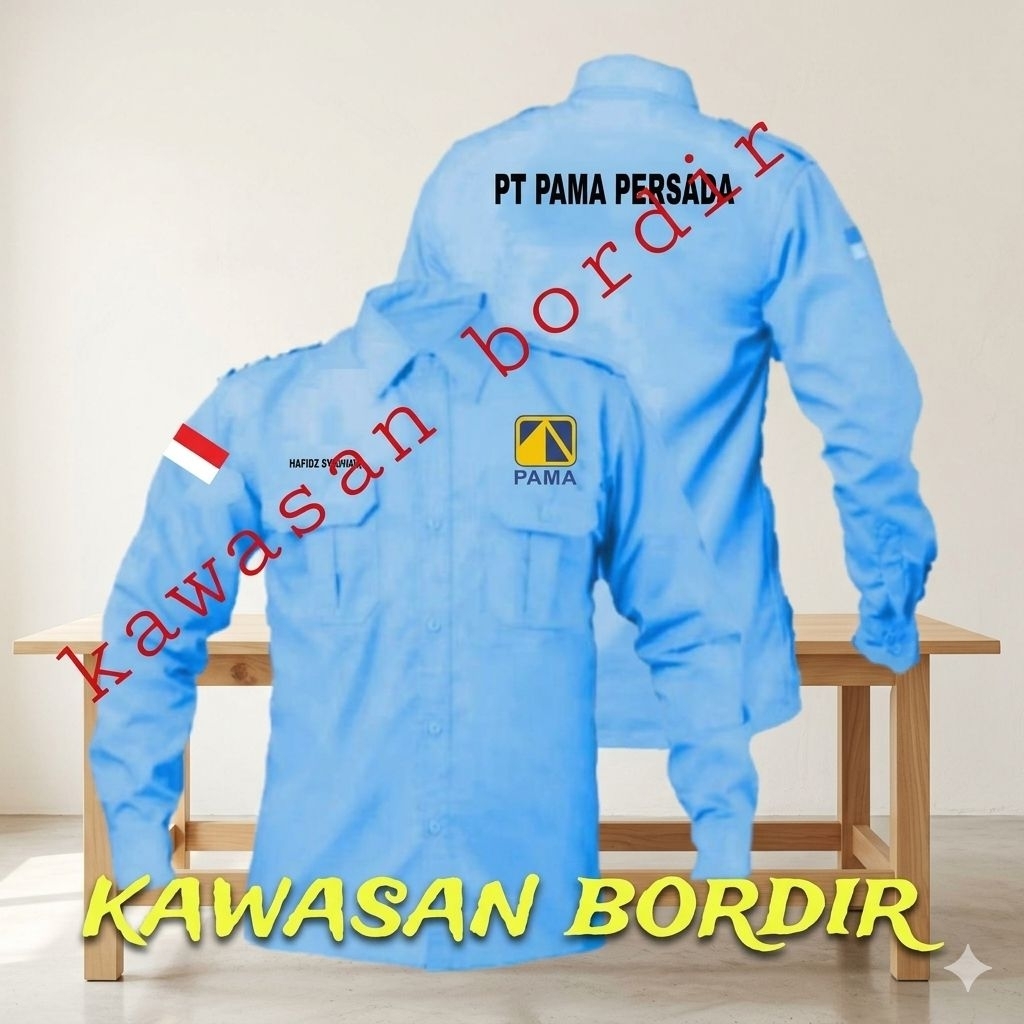 Terbaru kemeja Pama persada seragam Pama persada baju Pama persada seragam PT pama kemeja PT pama fu