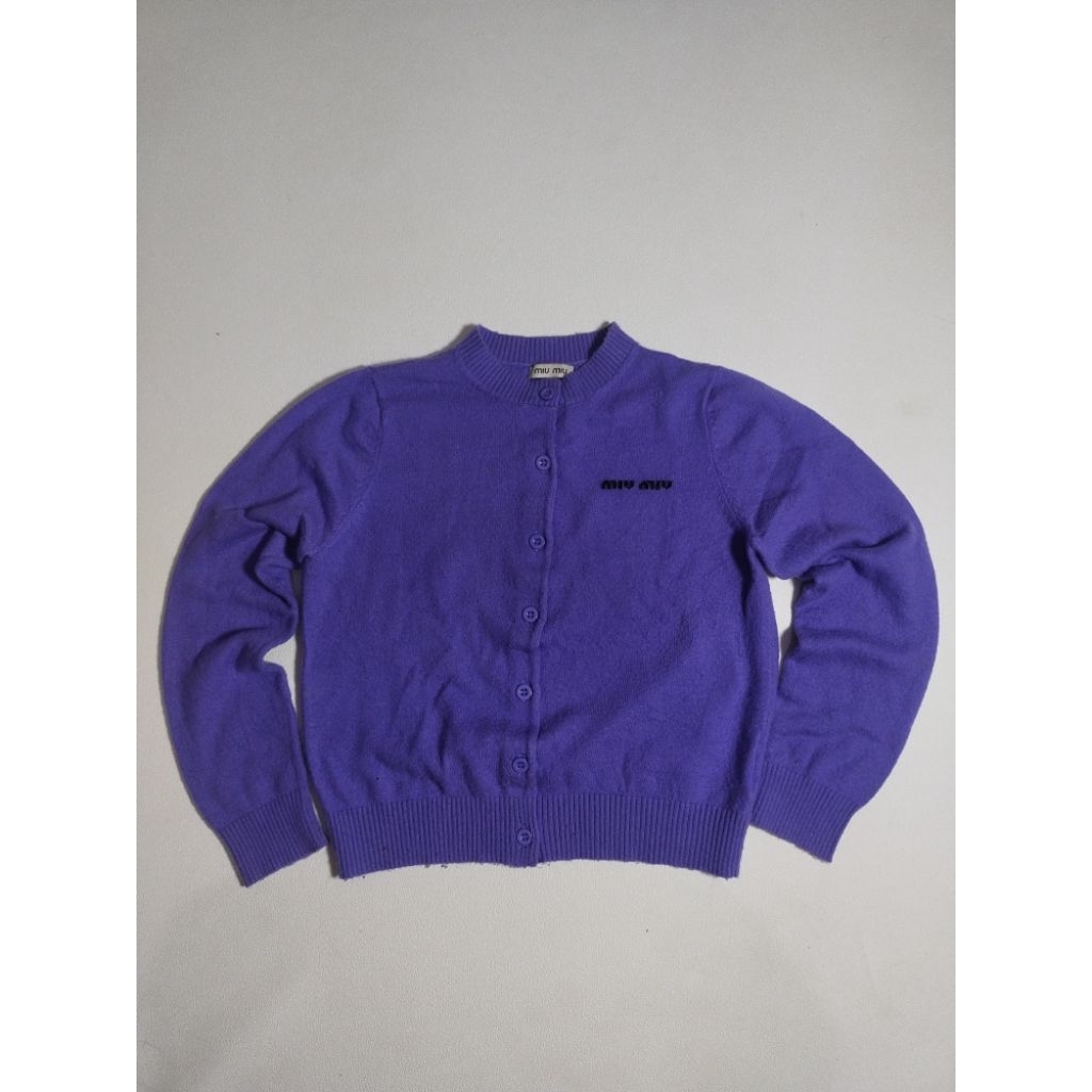 cardigan miu miu