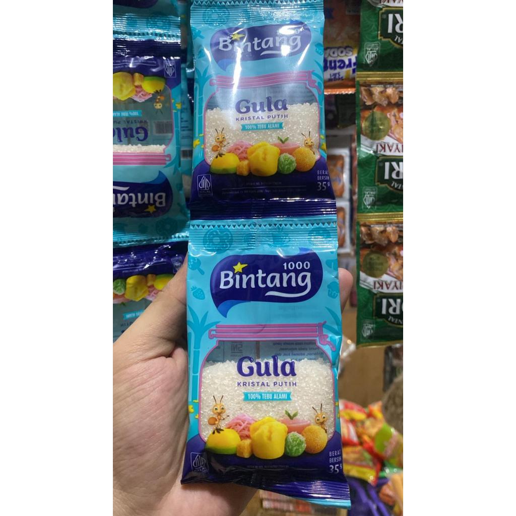 Bintang Gula Kristal putih 35gr