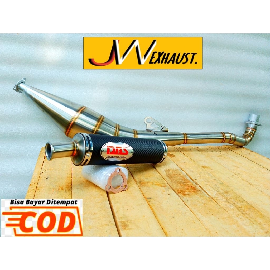Knalpot FizR FizR Forceone type samping DBS thailan titanium carbon