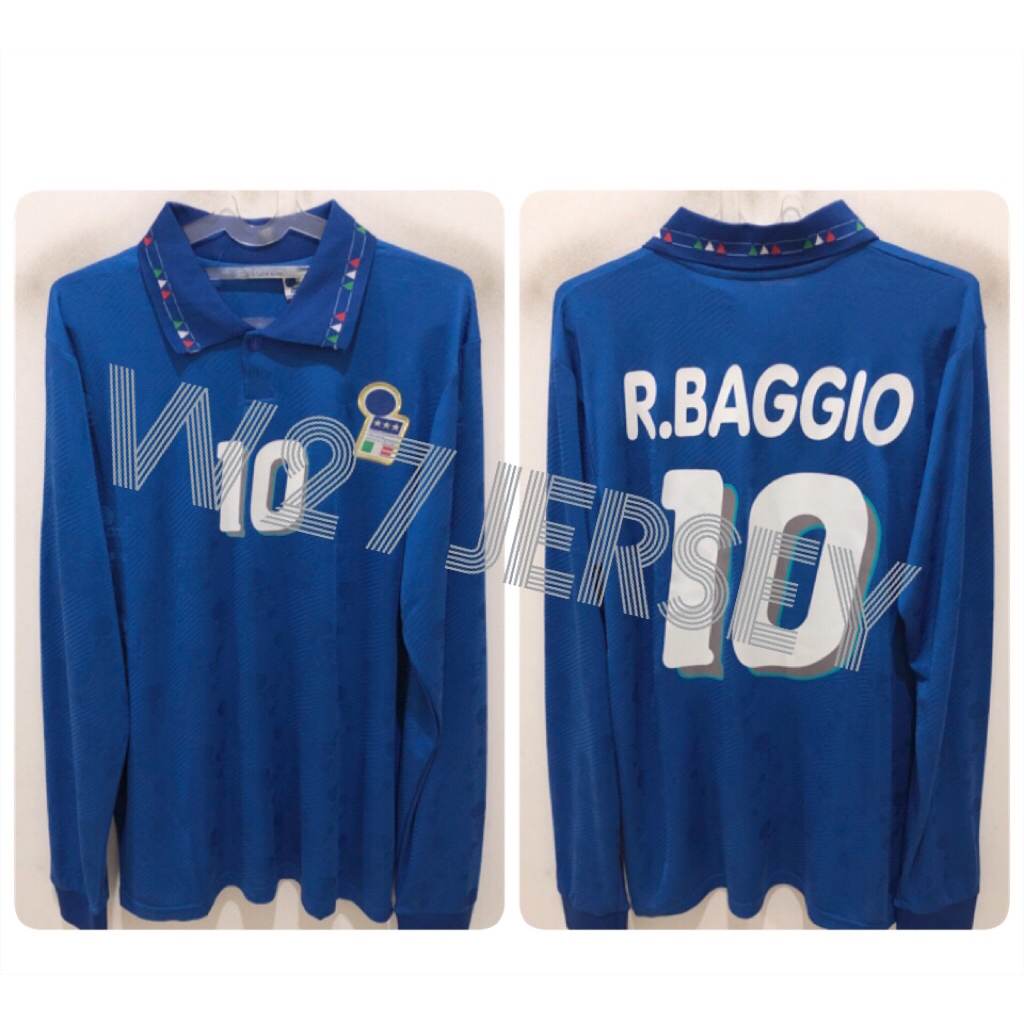 JERSEY RETRO - ITALY HOME 1994 LONGSLEEVE name player Baggio
