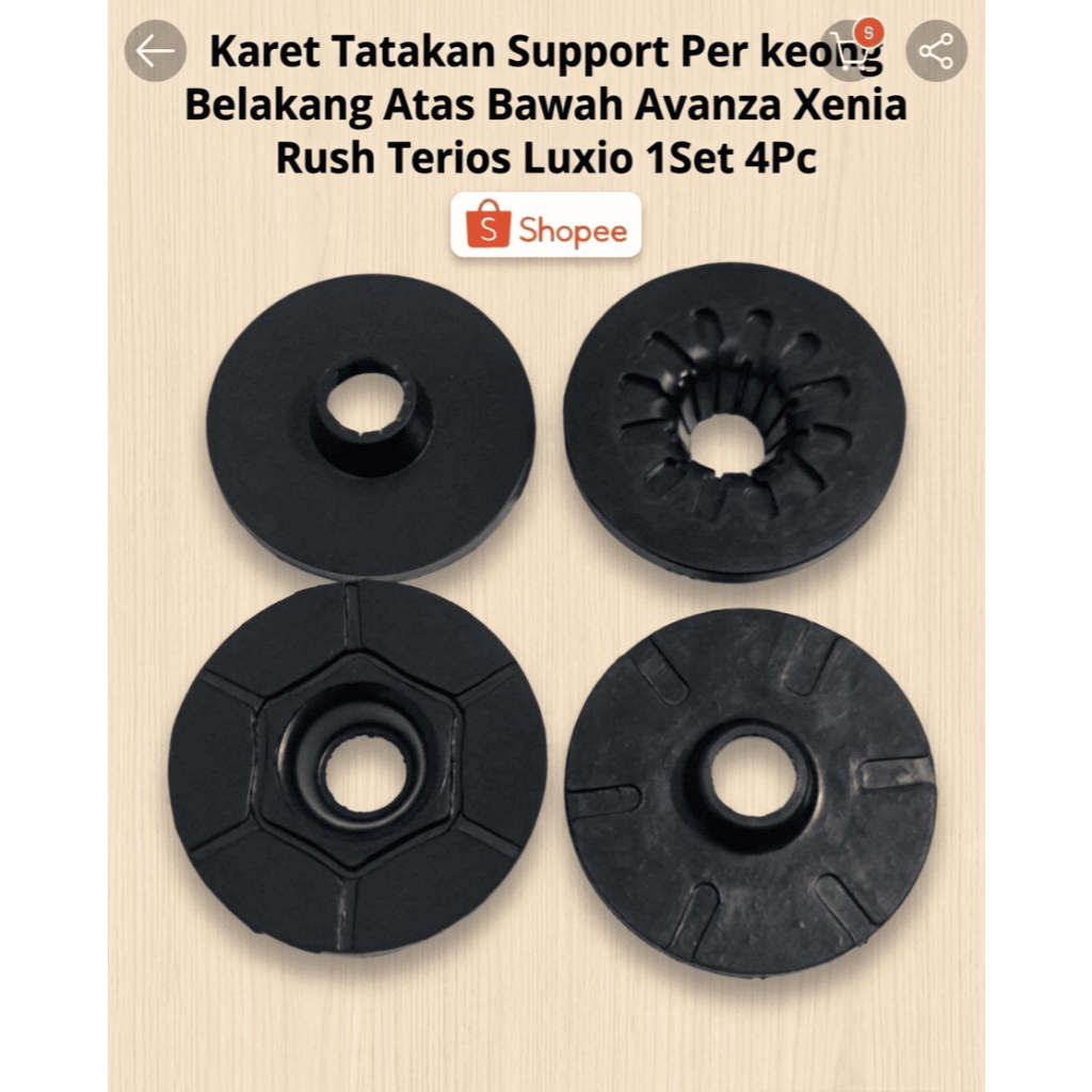 Karet Per Keong Avanza/Karet Tatakan Bantalan Per Spiral Per Keong Avanza/Ganjel Peninggi Spiral Ava