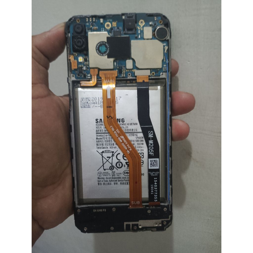 samsung m20  minus lcd