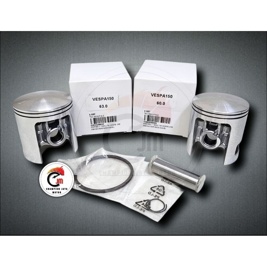 PISTON SEHER VESPA 2TAK TK RACING UKURAN 60MM 61MM 62MM 63MM 64MM ORIGINAL TK RACING